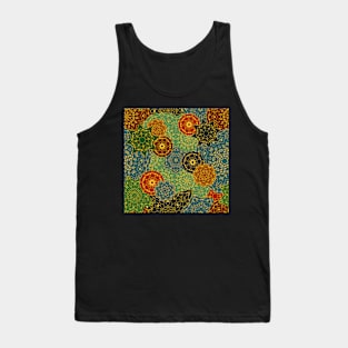 Seamless pattern with floral mandala. Tank Top